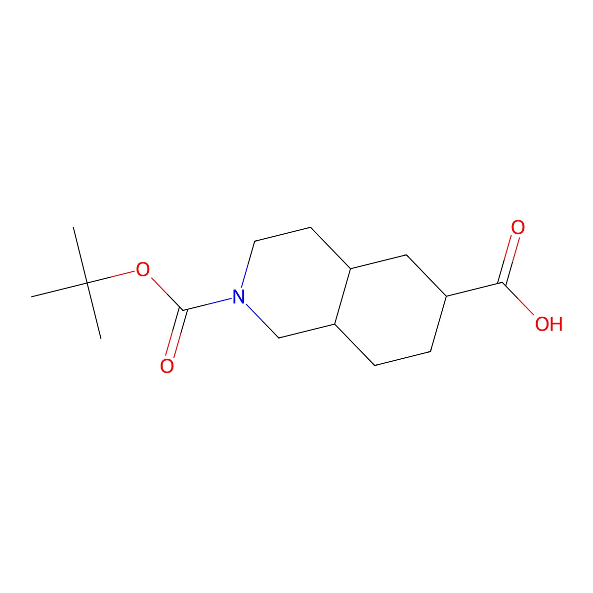 2-[(Tert-butoxy)carbonyl]-decahydroisoquinoline-6-carboxylic acid molecular structure, CAS 1246034-86-5
