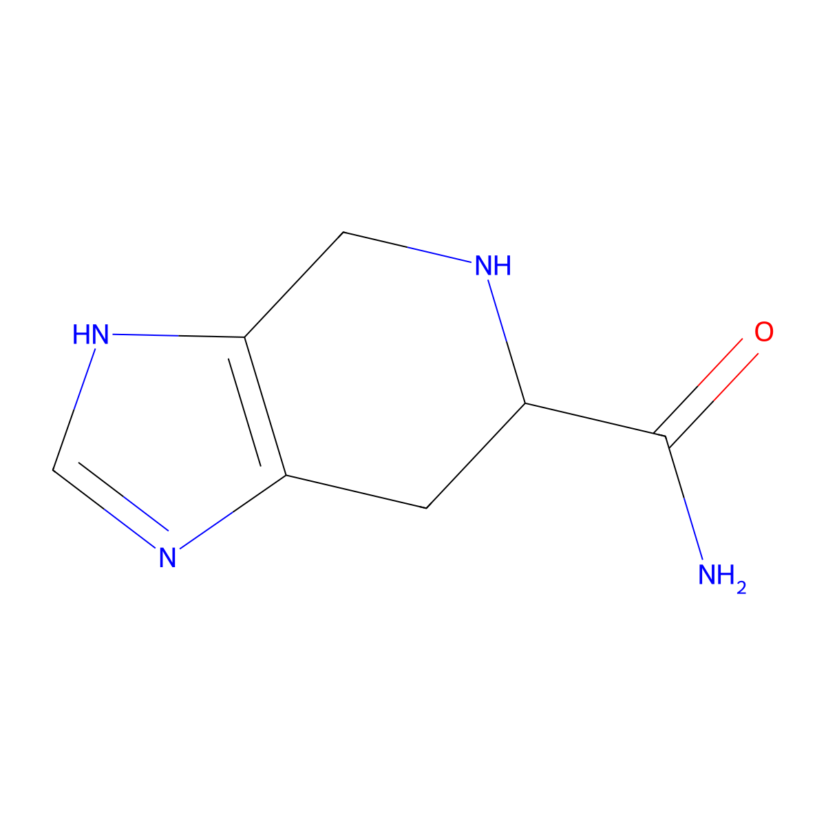 1H,4H,5H,6H,7H-imidazo(4,5-c)pyridine-6-carboxamide molecular structure, CAS 1246041-84-8