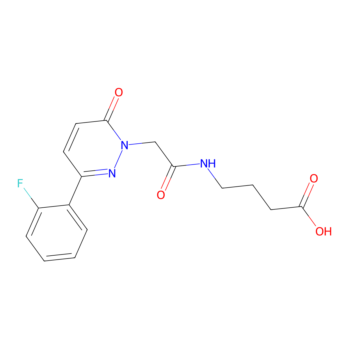 4-({[3-(2-fluorophenyl)-6-oxopyridazin-1(6H)-yl]acetyl}amino)butanoic acid molecular structure, CAS 1246042-85-2
