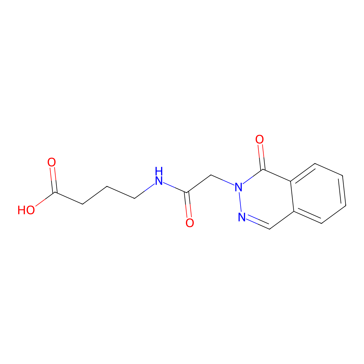 4-{[(1-oxophthalazin-2(1H)-yl)acetyl]amino}butanoic acid molecular structure, CAS 1246054-59-0