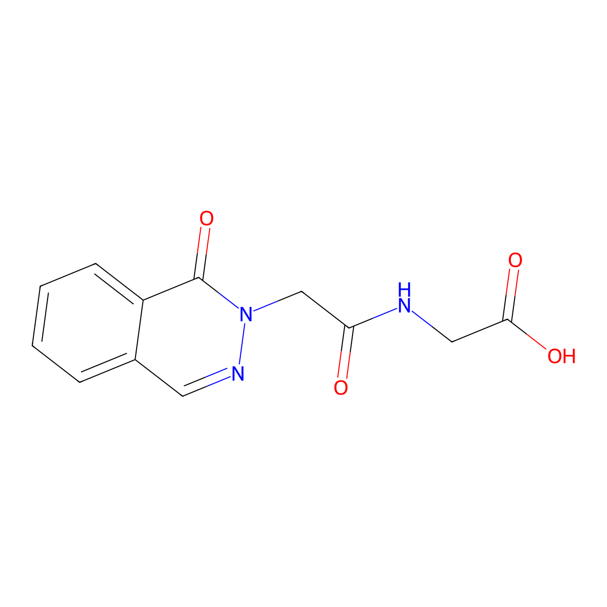 N-[(1-oxophthalazin-2(1H)-yl)acetyl]glycine molecular structure, CAS 1246058-90-1