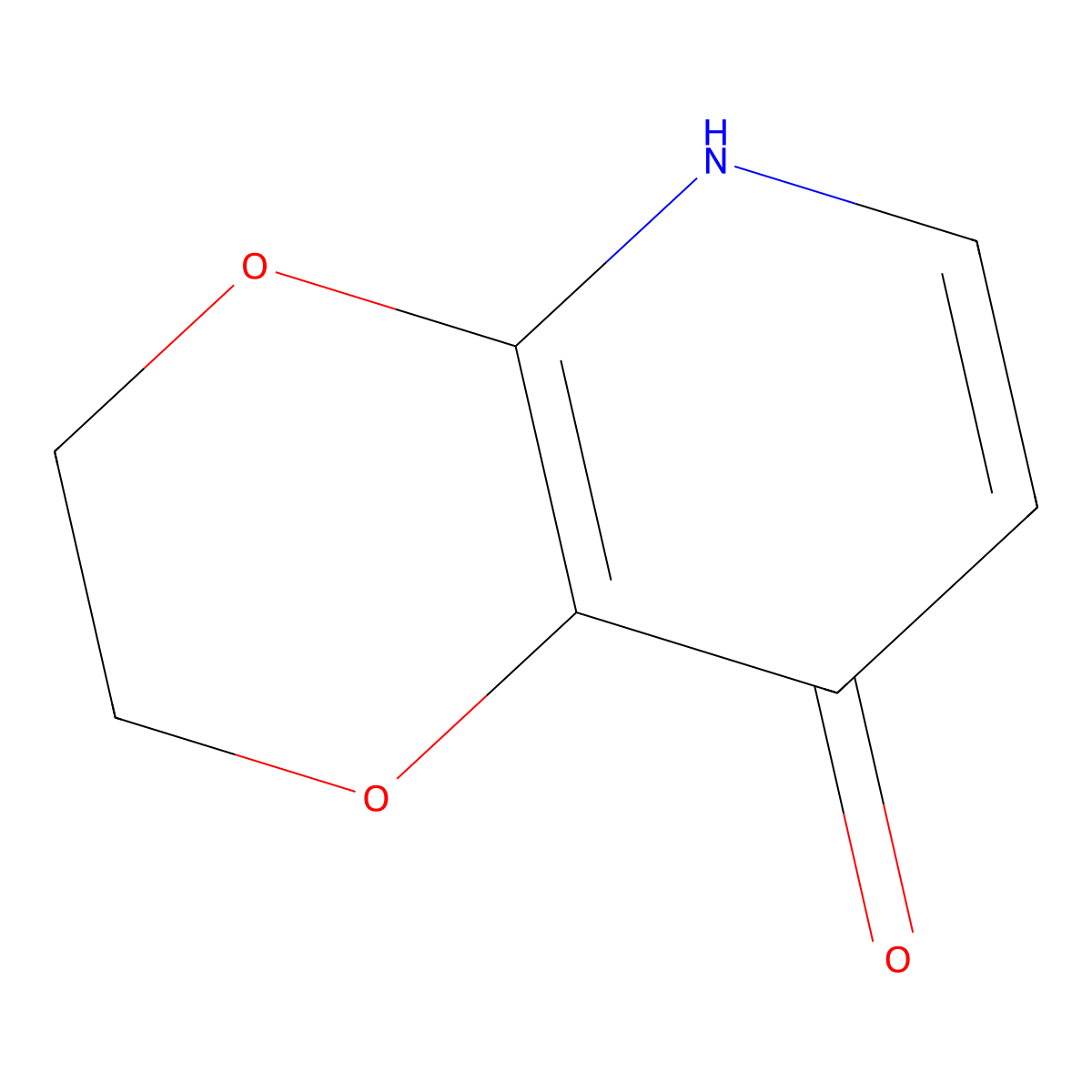 2,3-Dihydro-[1,4]dioxino[2,3-b]pyridin-8-ol molecular structure, CAS 1246088-43-6