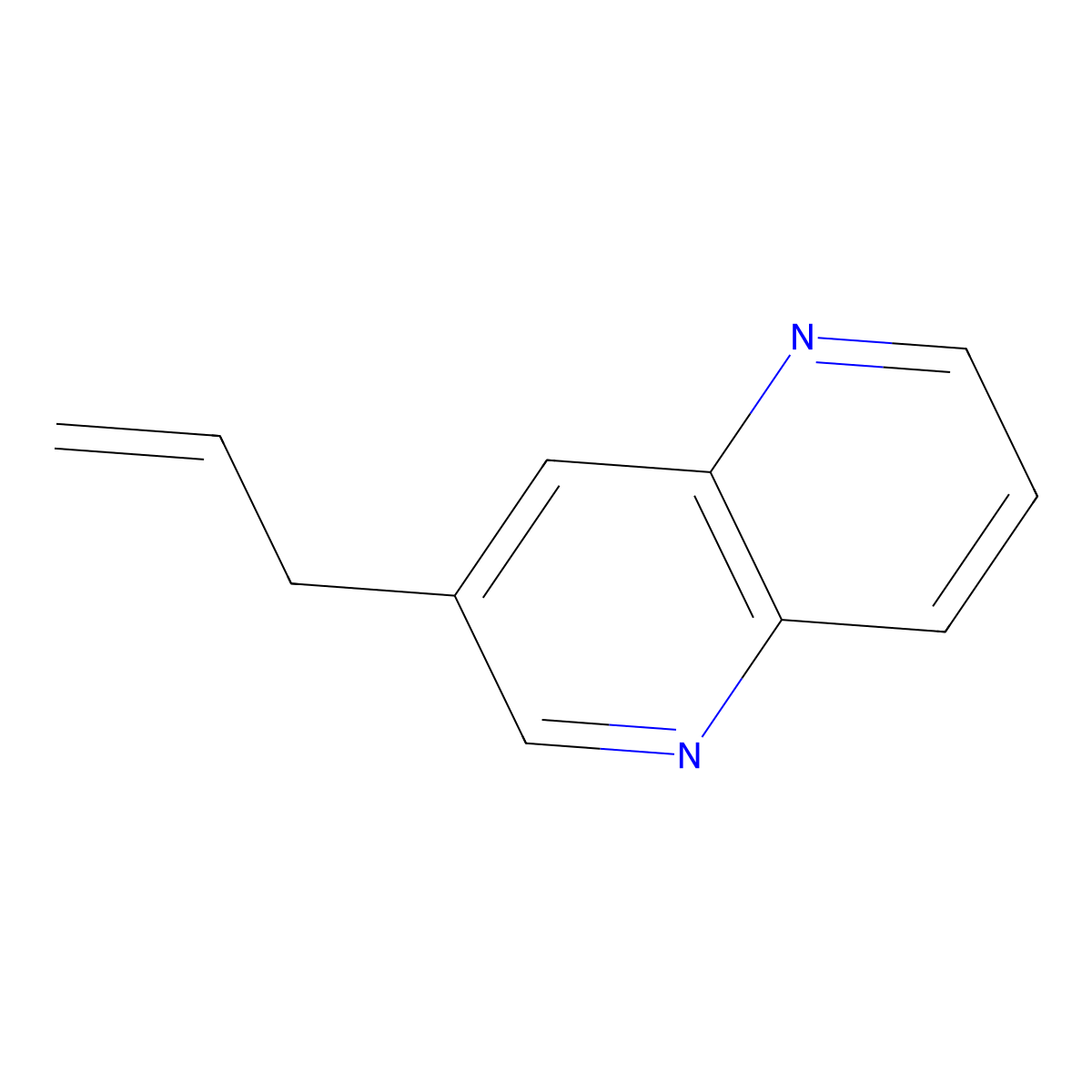 3-Allyl-1,5-naphthyridine molecular structure, CAS 1246088-66-3