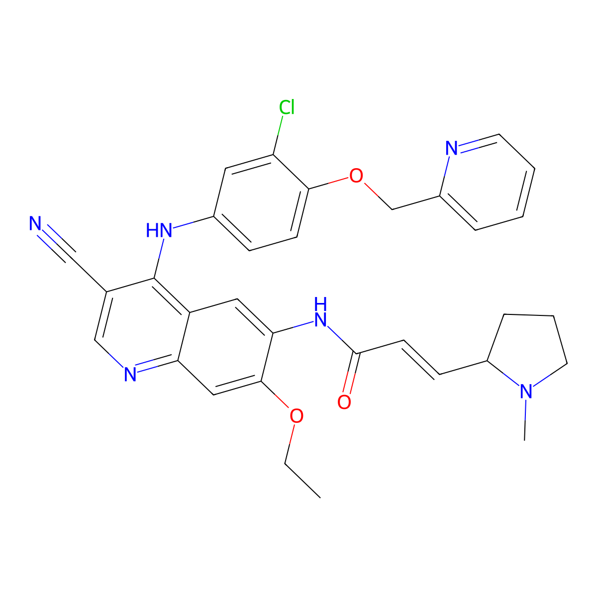 (Rac)-Pyrotinib molecular structure, CAS 1246089-97-3