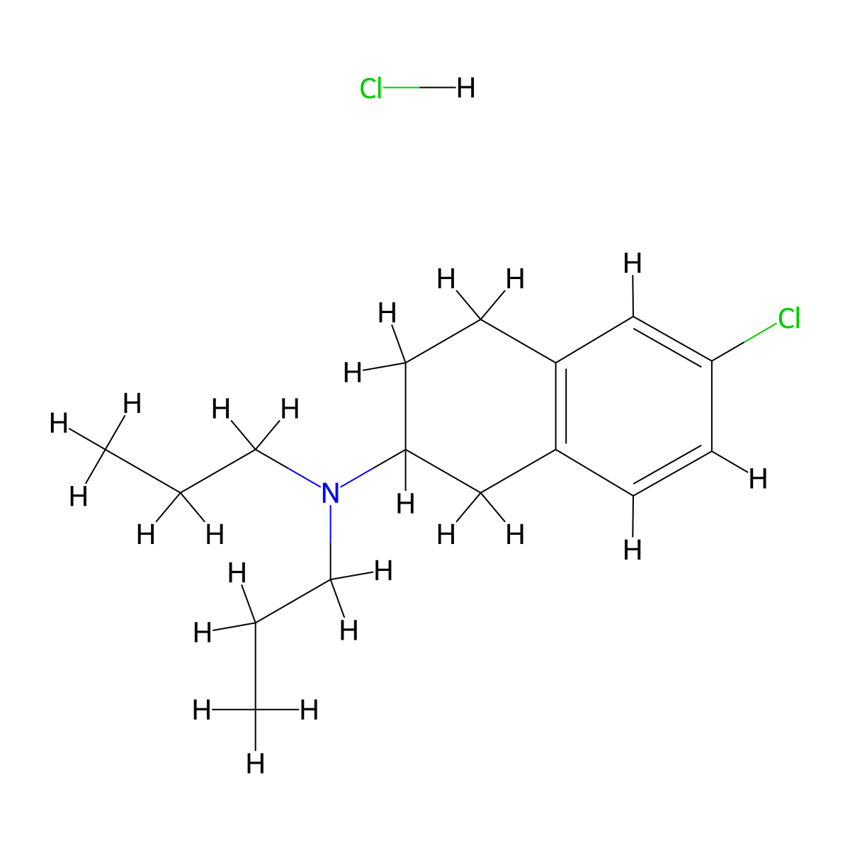 6-Chloro-DPAT hydrochloride molecular structure, CAS 1246094-87-0