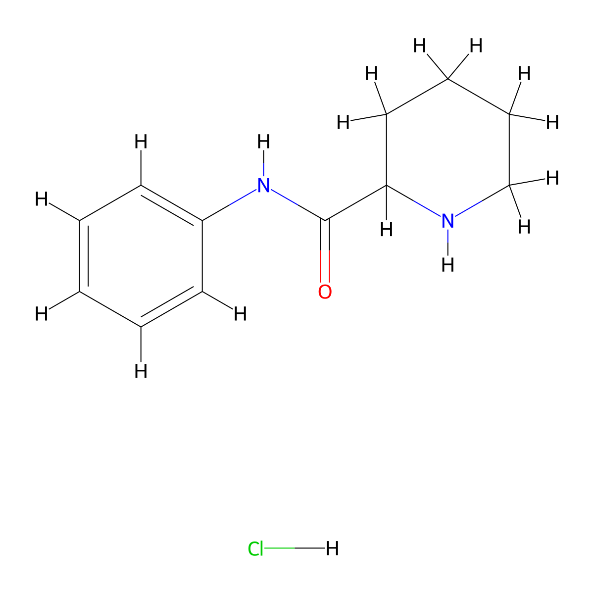 N-phenylpiperidine-2-carboxamide hydrochloride molecular structure, CAS 1246172-62-2