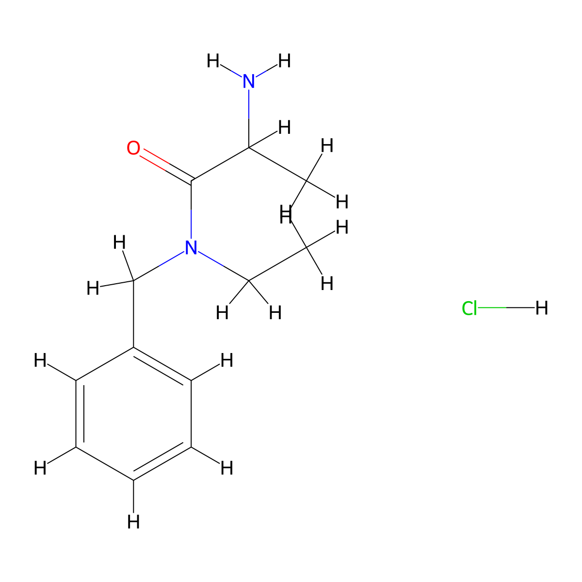 2-Amino-N-benzyl-N-ethylpropanamide hydrochloride molecular structure, CAS 1246172-84-8
