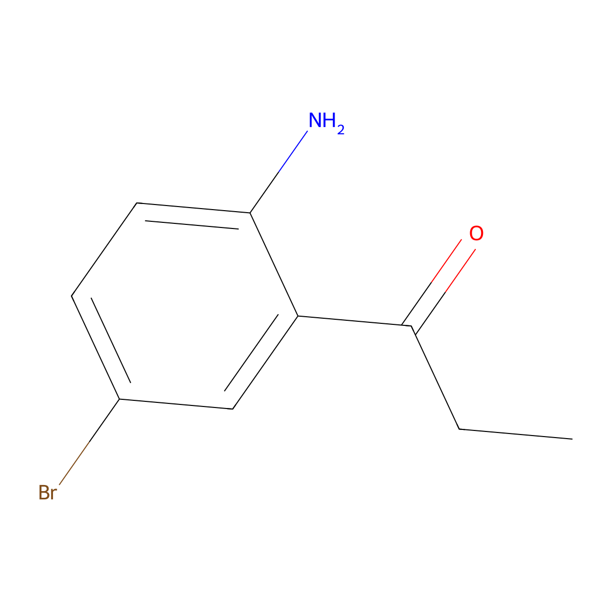 1-(2-Amino-5-bromophenyl)propan-1-one molecular structure, CAS 124623-15-0