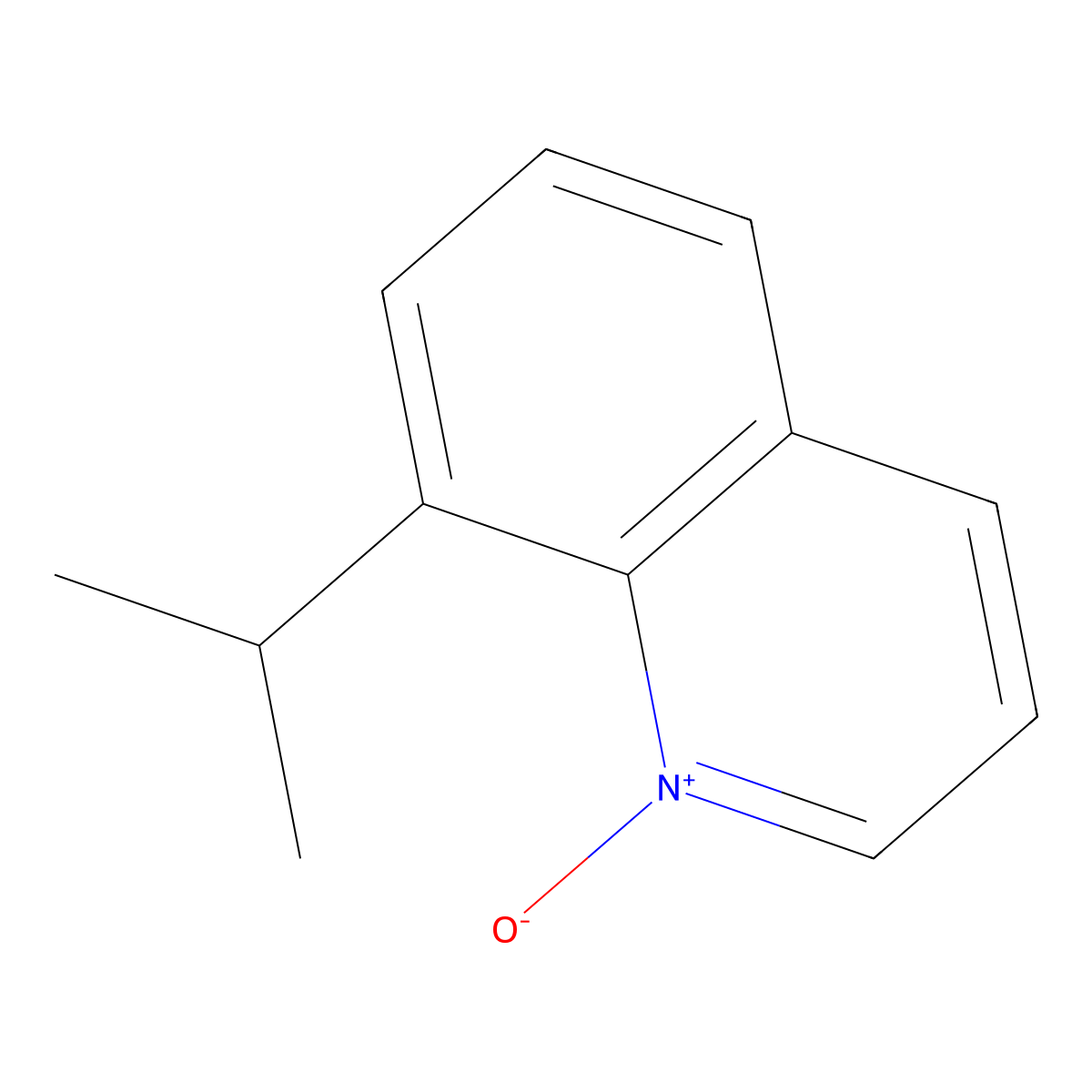 8-isopropylquinoline N-oxide molecular structure, CAS 1246242-17-0