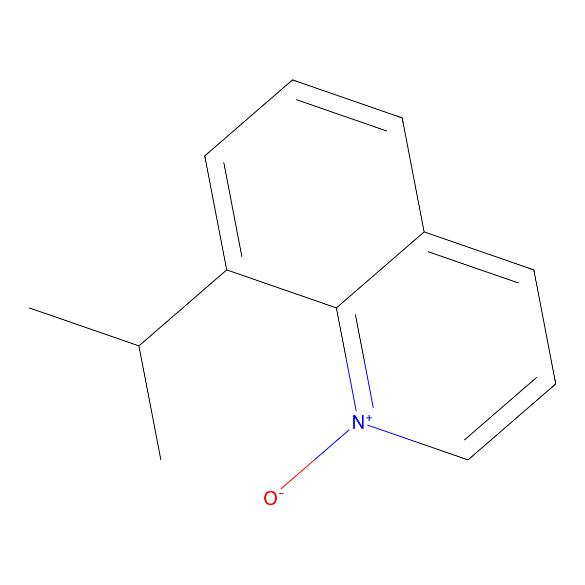 8-isopropylquinoline N-oxide molecular structure, CAS 1246242-17-0