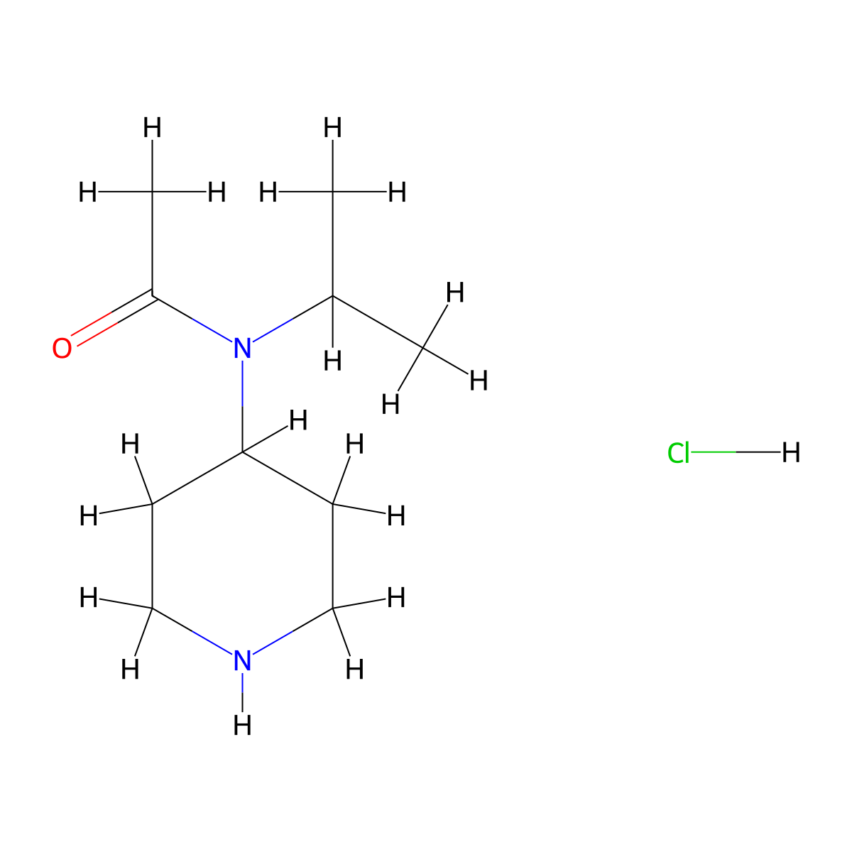N-Isopropyl-N-(piperidin-4-yl)acetamide hydrochloride molecular structure, CAS 1246249-82-0
