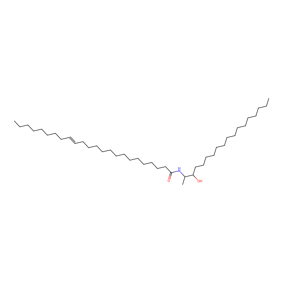N-(15Z-tetracosenoyl)-1-deoxysphinganine molecular structure, CAS 1246298-60-1