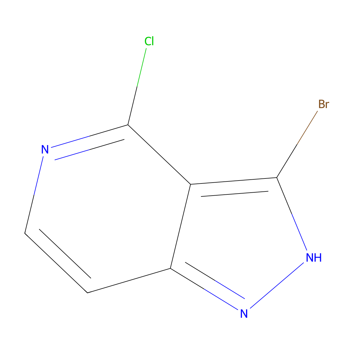 3-Bromo-4-Chloro-1H-Pyrazolo[4,3-C]Pyridine molecular structure, CAS 1246349-99-4