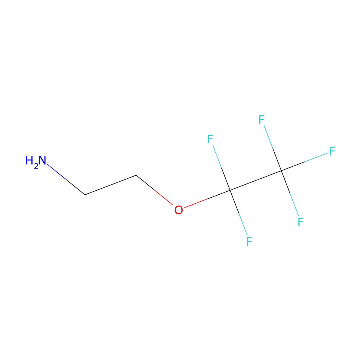 2-(Pentafluoroethoxy)ethan-1-amine molecular structure, CAS 1246466-32-9