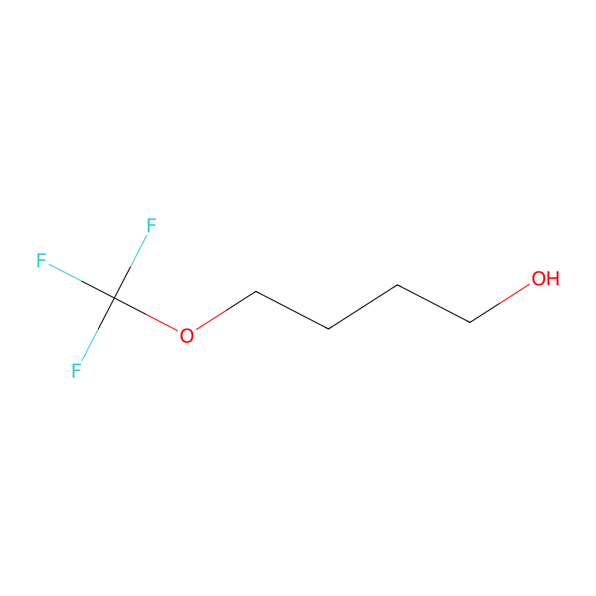 4-Trifluoromethoxy-butan-1-ol molecular structure, CAS 1246466-73-8