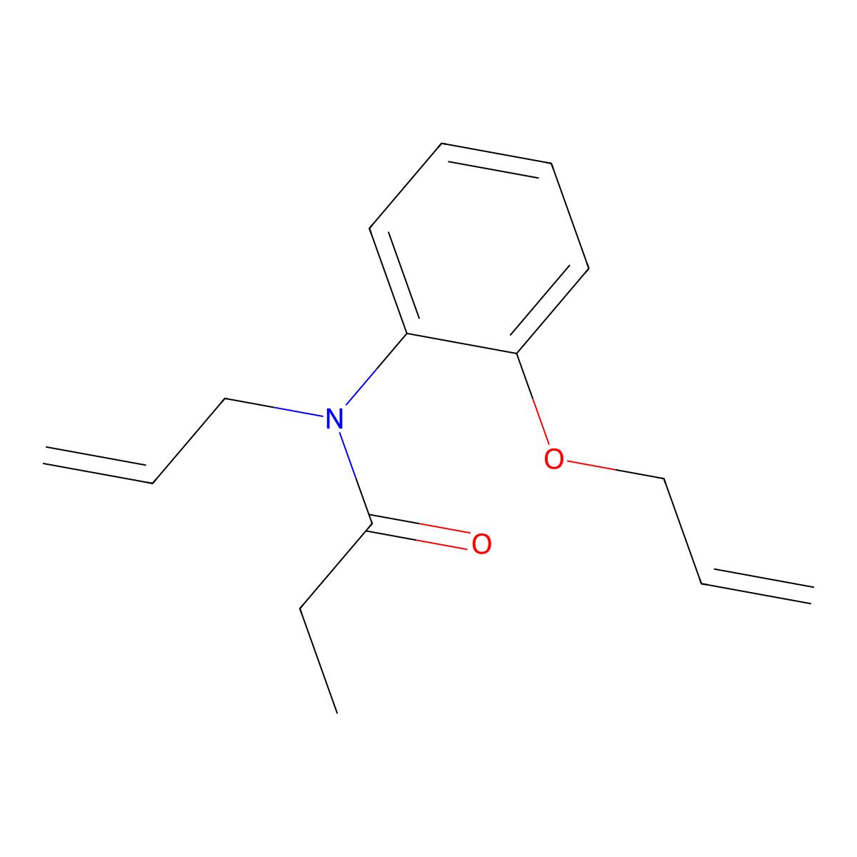 N-Allyl-N-[2-(allyloxy)phenyl]propanamide molecular structure, CAS 1246471-49-7