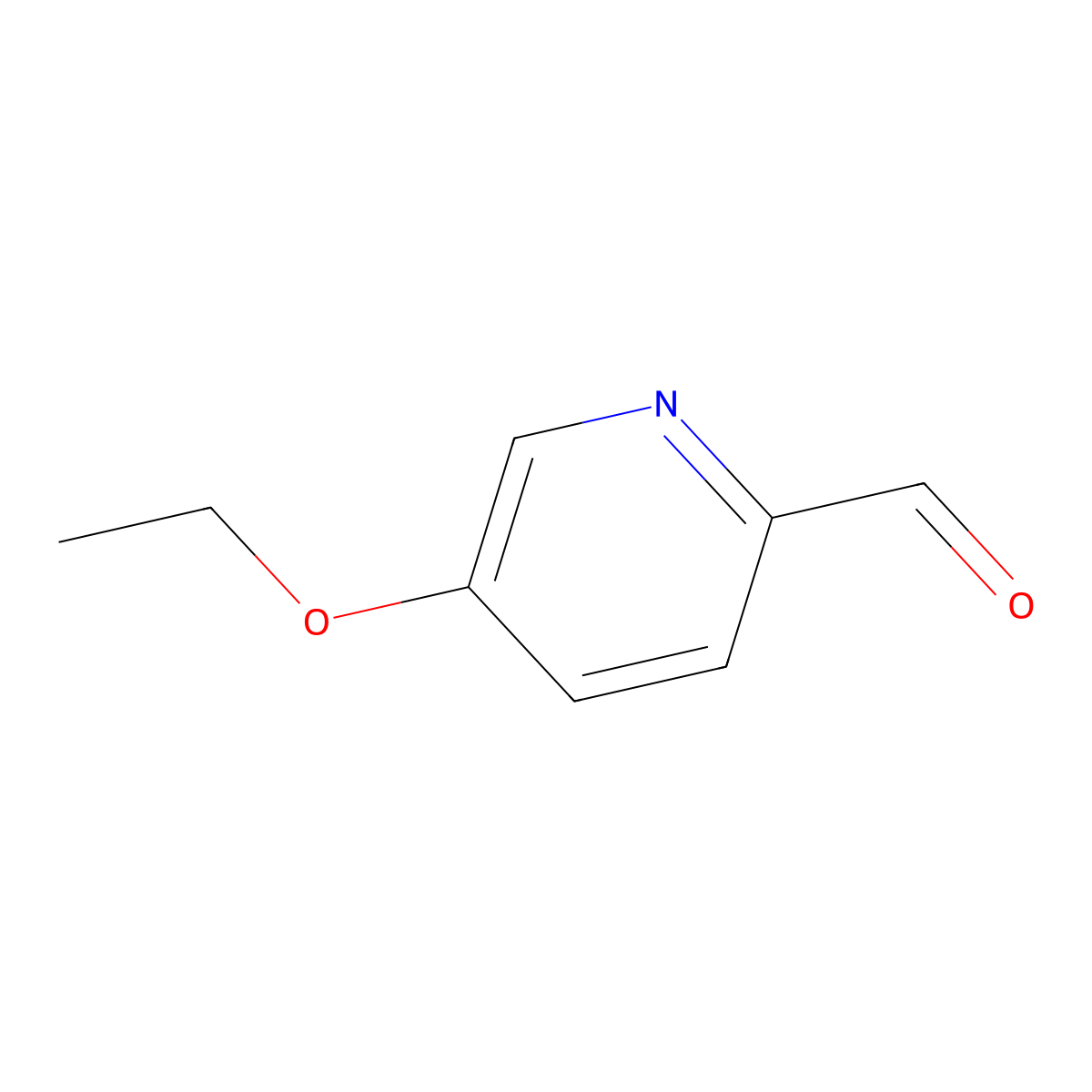 5-Ethoxypyridine-2-carbaldehyde molecular structure, CAS 1246536-95-7