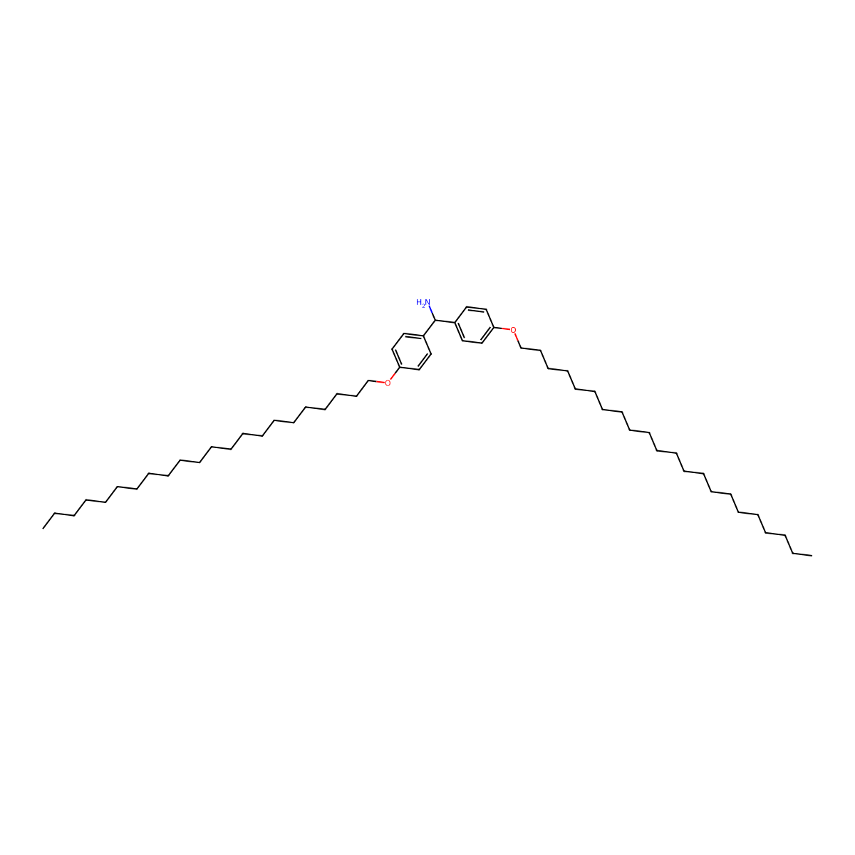 4-(Docosyloxy)-alpha-[4-(docosyloxy)phenyl]benzenemethanamine molecular structure, CAS 1246541-61-6