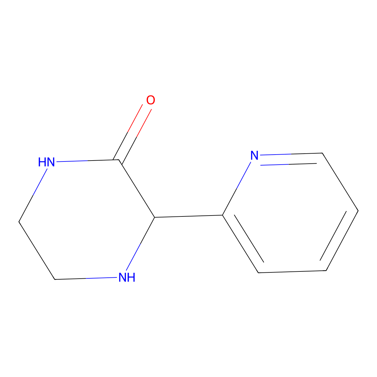 3-(Pyridin-2-YL)piperazin-2-one molecular structure, CAS 1246548-67-3