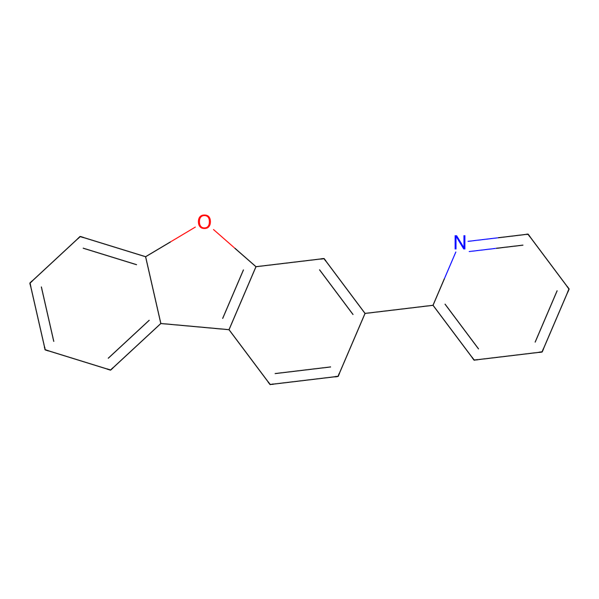 2-(3-Dibenzofuranyl)pyridine molecular structure, CAS 1246562-66-2