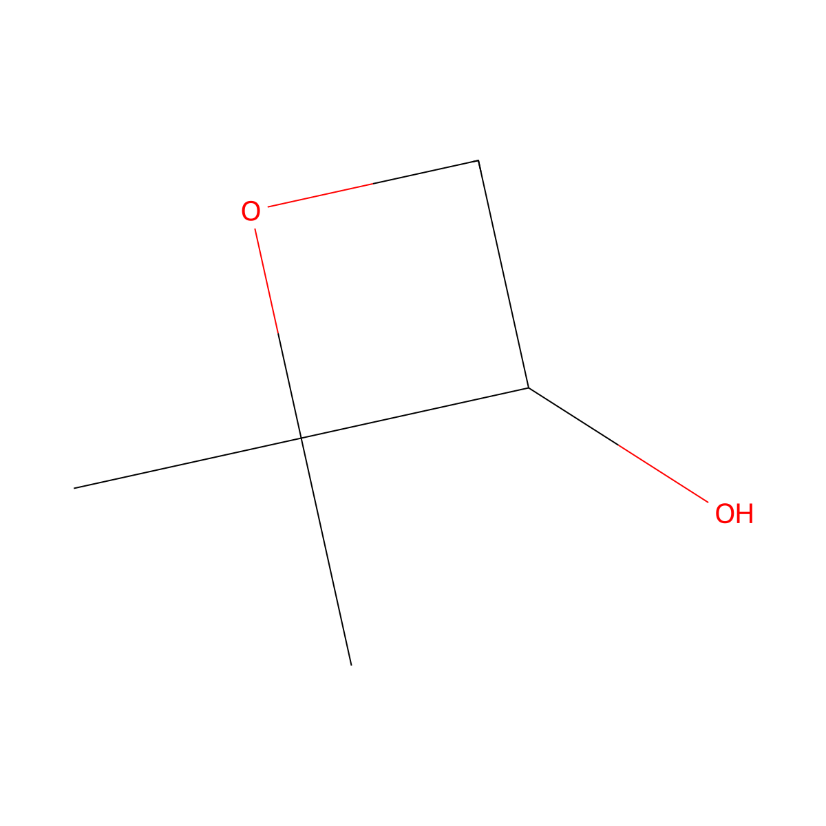 2,2-Dimethyloxetan-3-ol molecular structure, CAS 124659-07-0