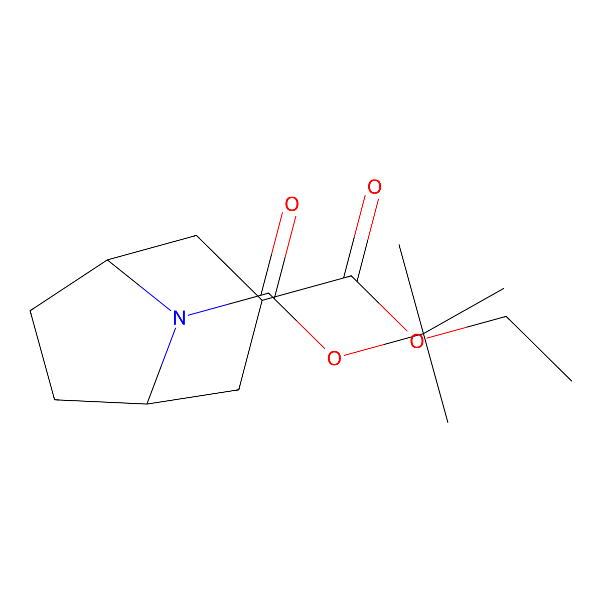 8-(Tert-butyl) 3-ethyl 8-azabicyclo[3.2.1]octane-3,8-dicarboxylate molecular structure, CAS 1246644-52-9
