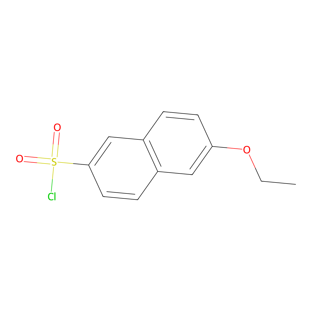 6-Ethoxynaphthalene-2-sulfonyl chloride molecular structure, CAS 1246776-76-0
