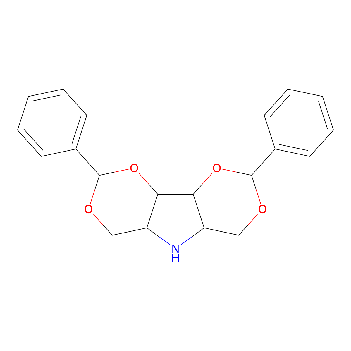 (1R,2R,7S,9S)-4,12-Diphenyl-3,5,11,13-tetraoxa-8-azatricyclo[7.4.0.02,7]tridecane molecular structure, CAS 1246812-42-9