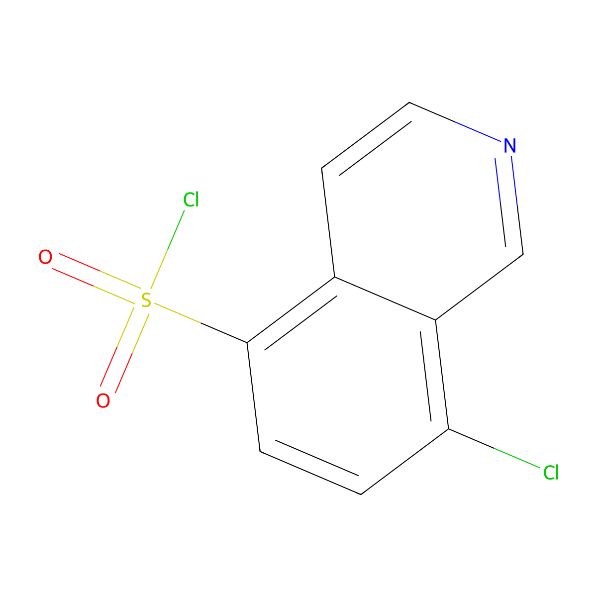 8-Chloro-5-isoquinolinesulfonyl Chloride molecular structure, CAS 1246817-00-4