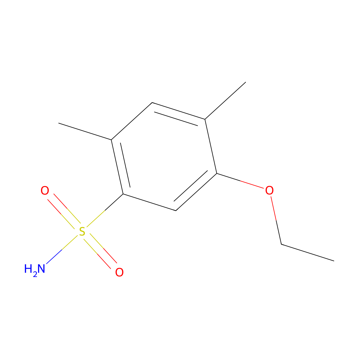 5-Ethoxy-2,4-dimethylbenzenesulfonamide molecular structure, CAS 1246821-48-6