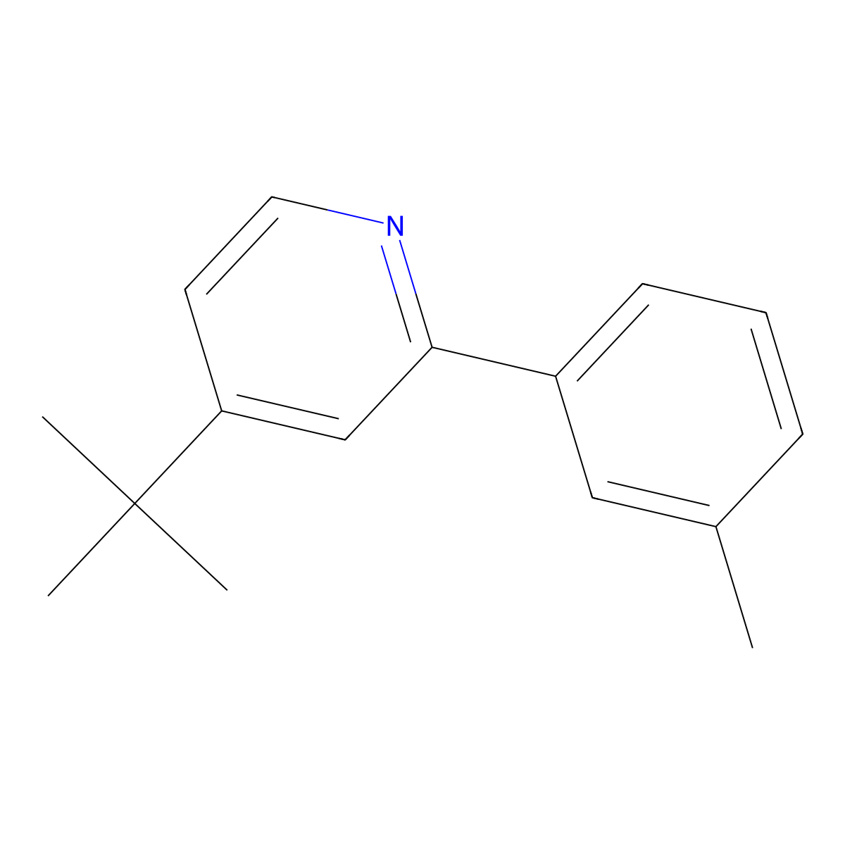 4-(tert-Butyl)-2-(m-tolyl)pyridine molecular structure, CAS 1246851-65-9