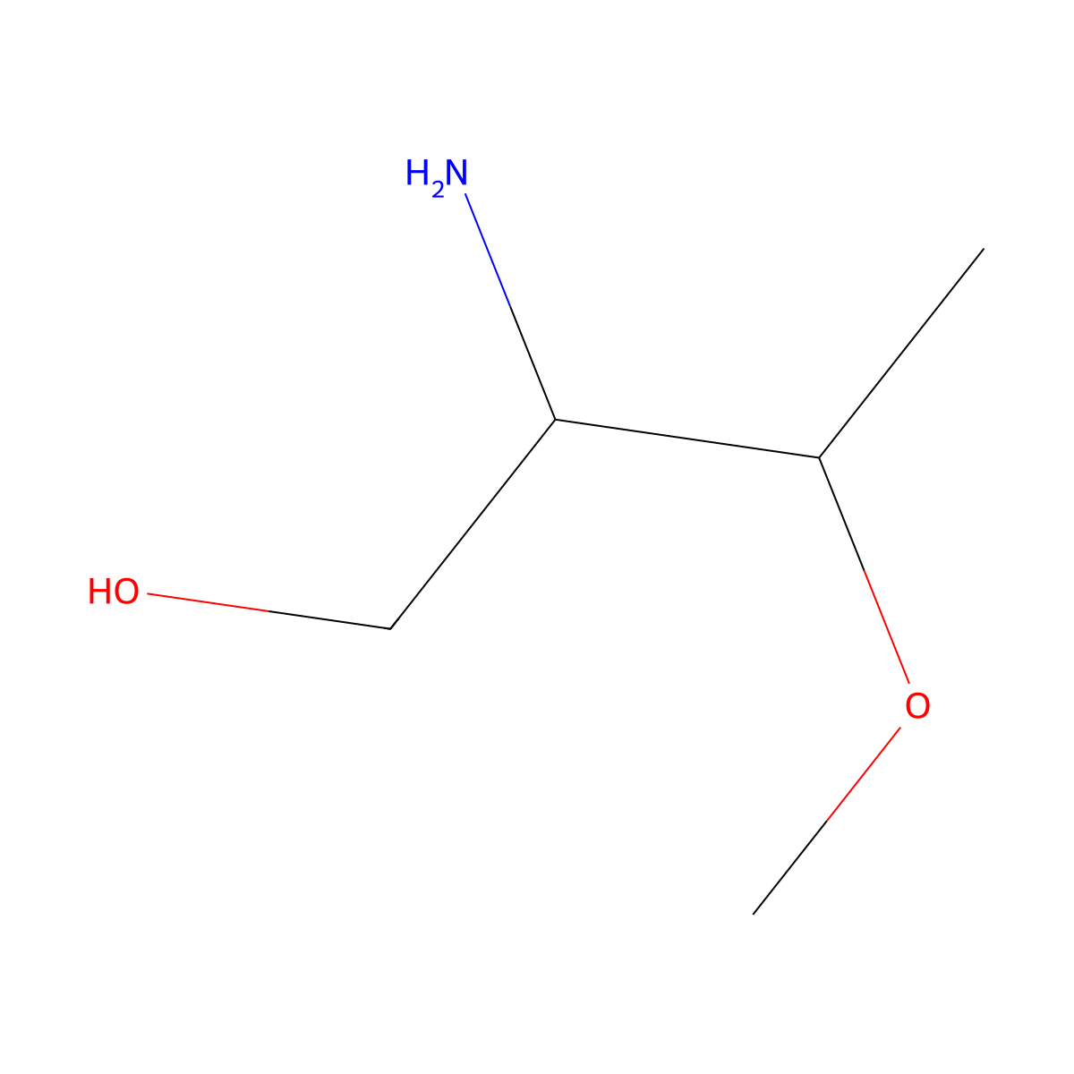 (2R,3R)-2-amino-3-methoxybutan-1-ol molecular structure, CAS 1246891-52-0