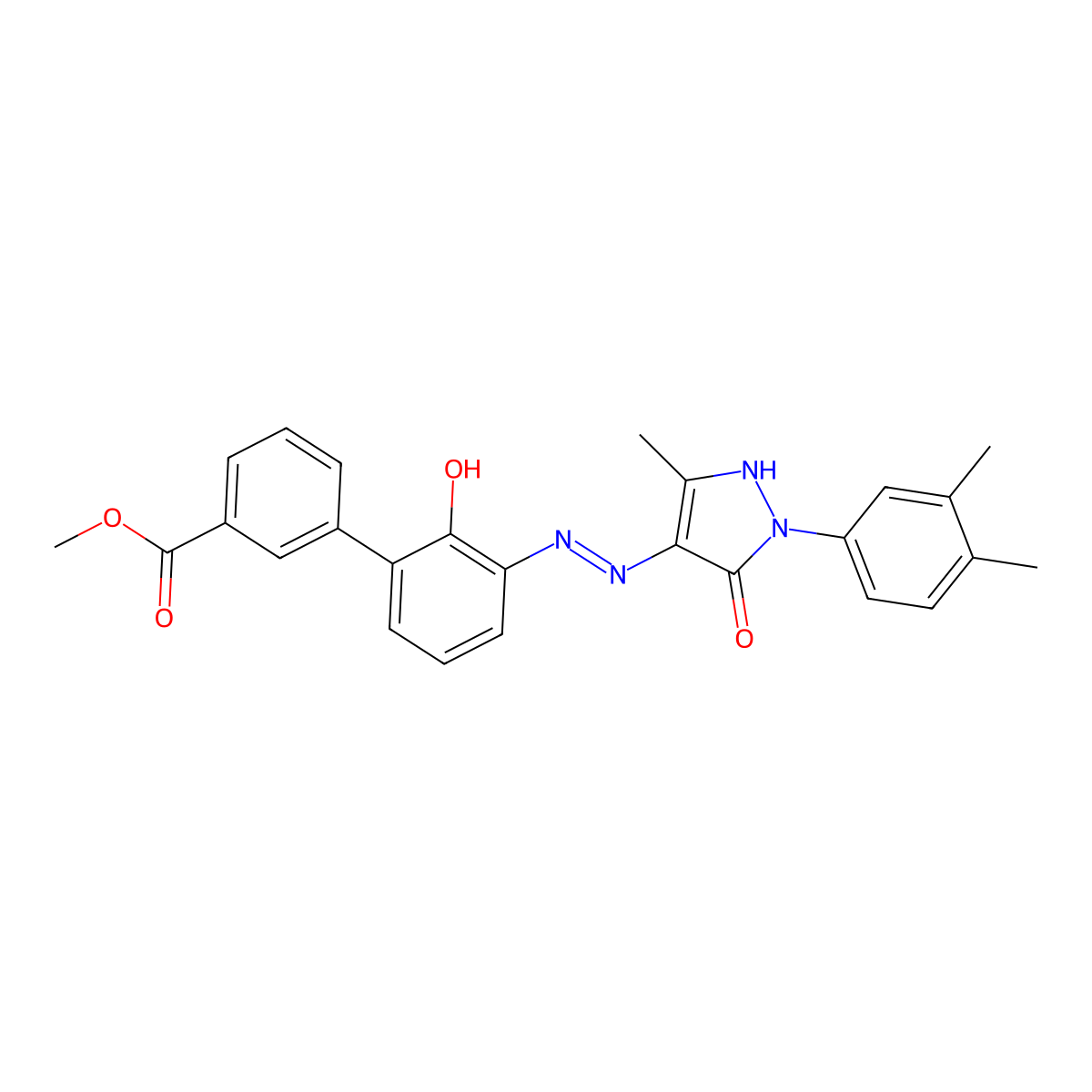 Eltrombopag Methyl Ester molecular structure, CAS 1246929-01-0
