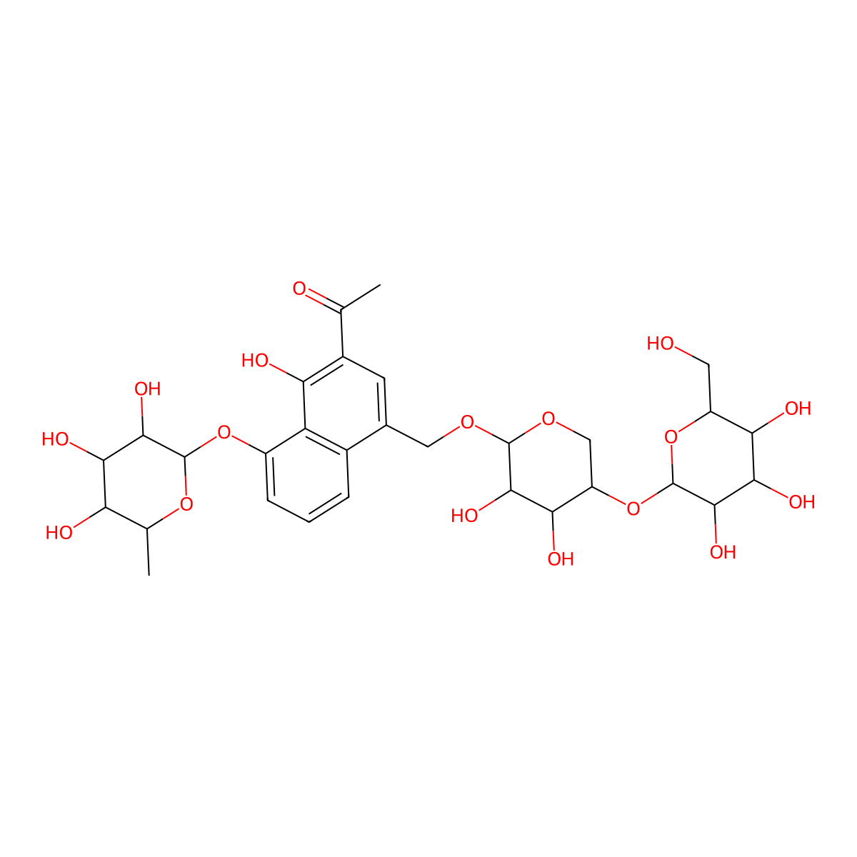 Aloveroside A molecular structure, CAS 1246930-65-3