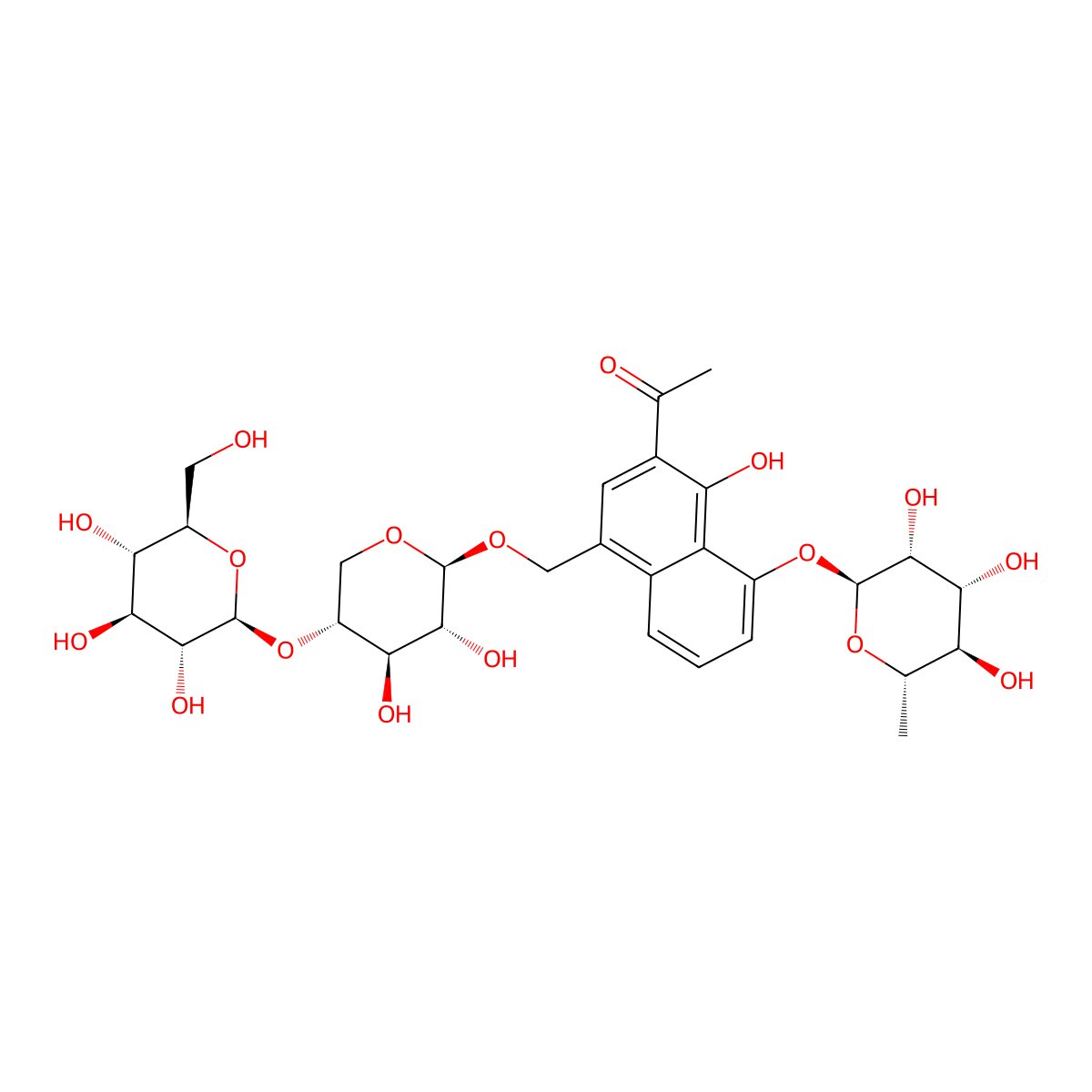 Aloveroside A molecular structure, CAS 1246930-65-3