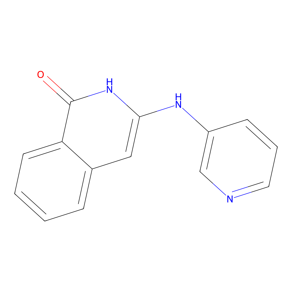 3-[(Pyridin-3-yl)amino]-1,2-dihydroisoquinolin-1-one molecular structure, CAS 1246961-03-4