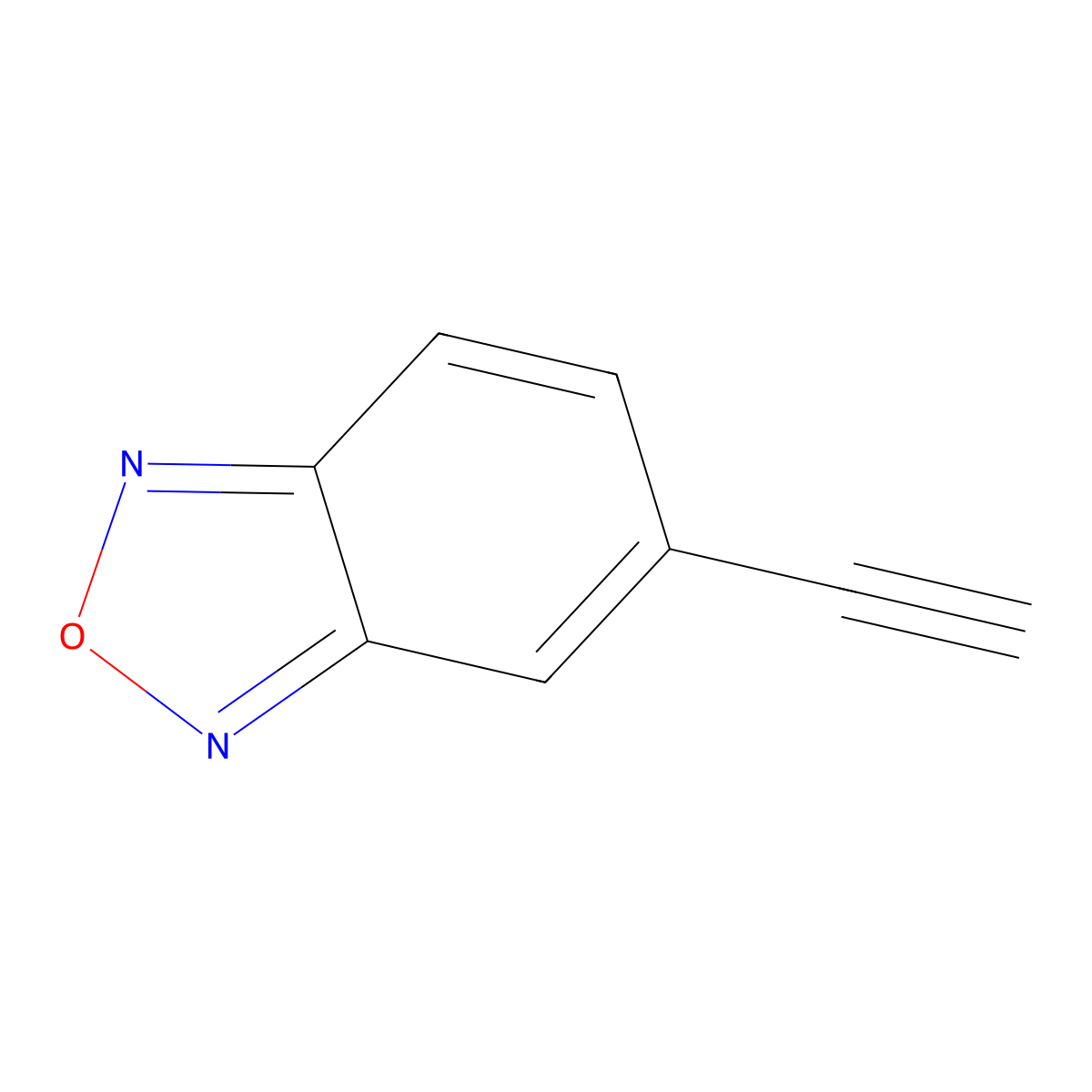 5-Ethynyl-2,1,3-benzoxadiazole molecular structure, CAS 1246965-55-8