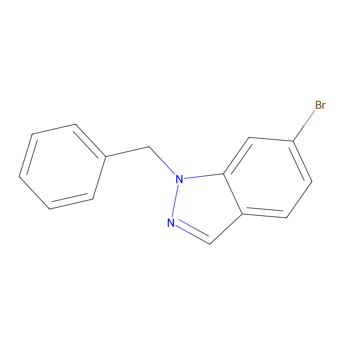 1-Benzyl-6-bromo-1h-indazole molecular structure, CAS 1247001-60-0