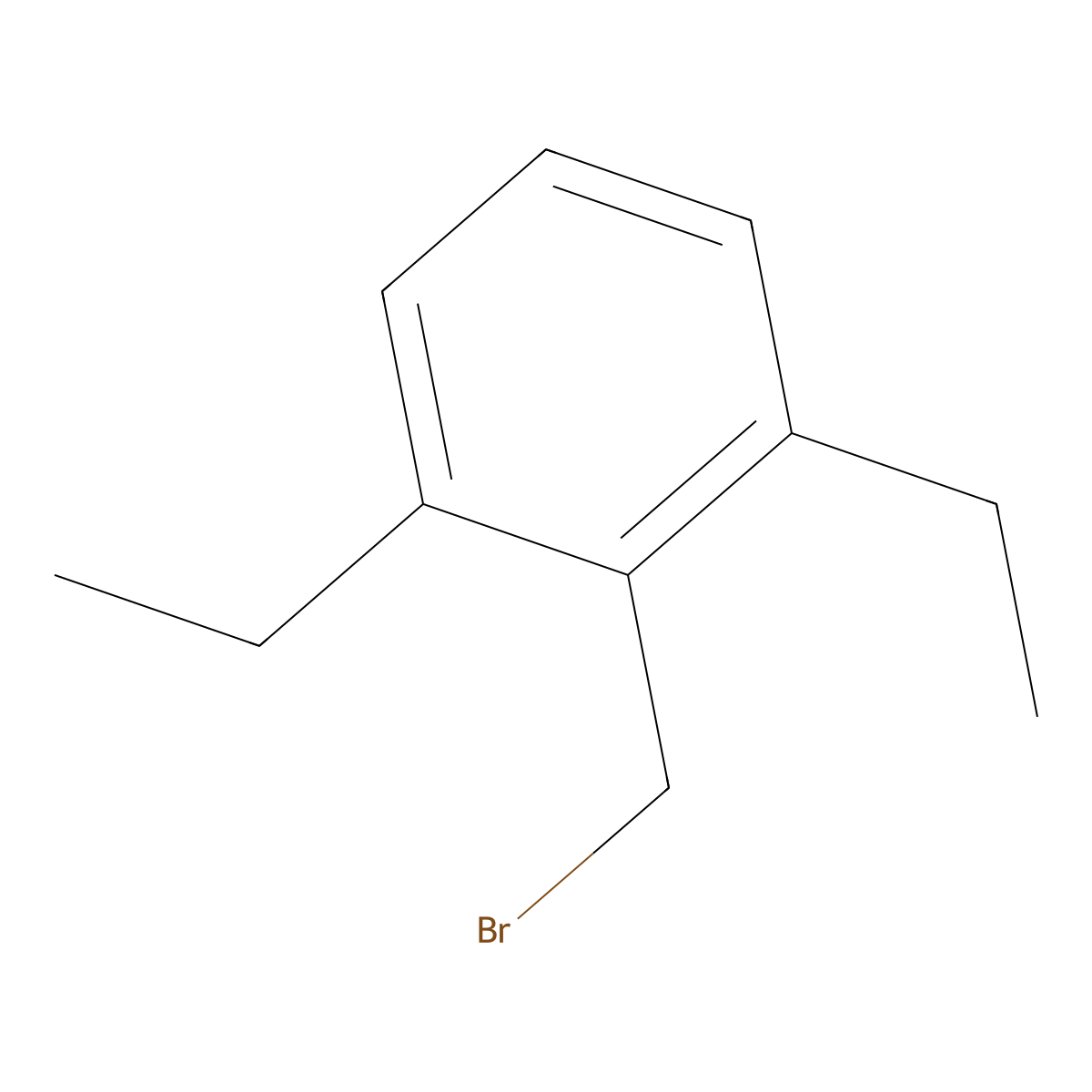 2-(Bromomethyl)-1,3-diethylbenzene molecular structure, CAS 1247022-13-4