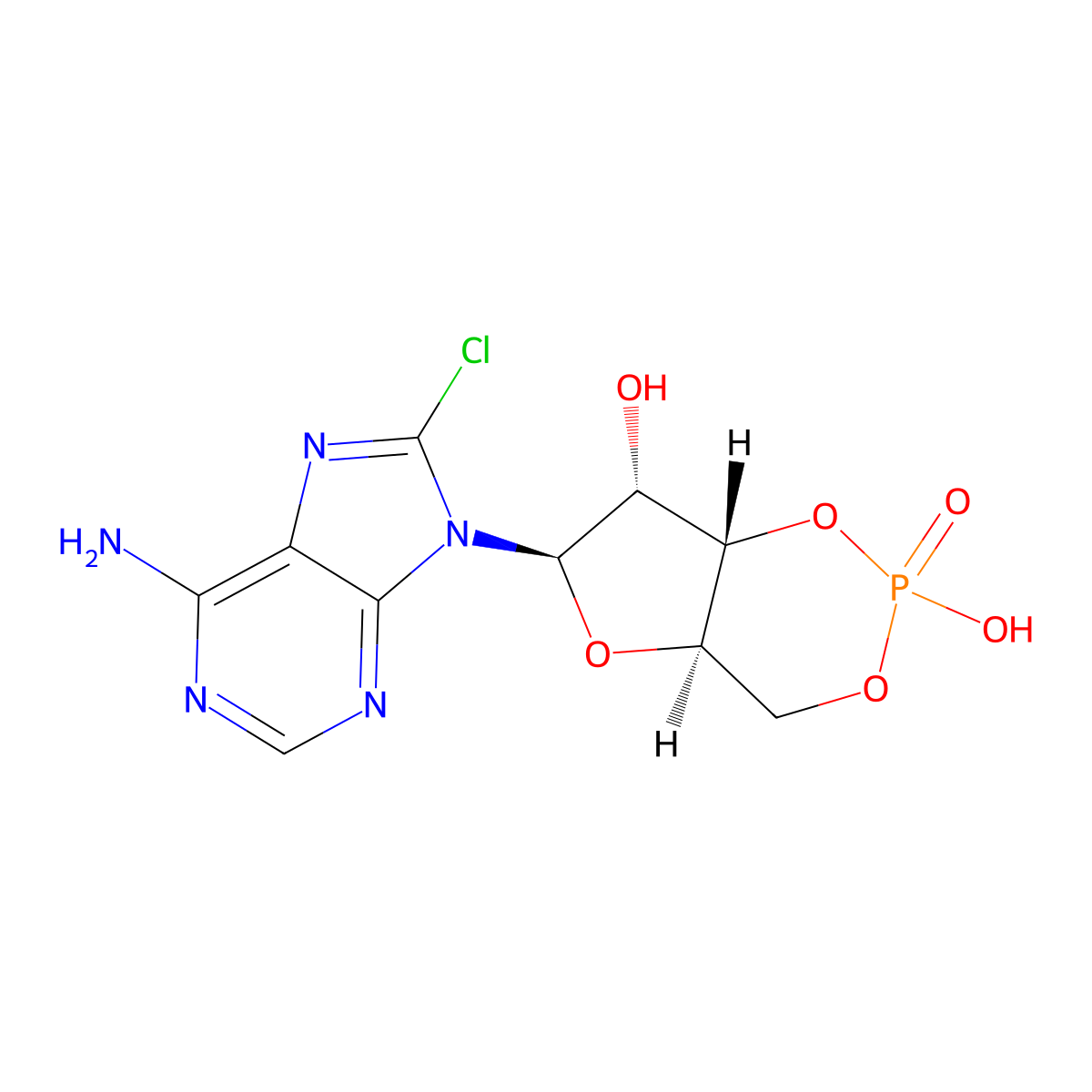 Tocladesine molecular structure, CAS 124705-03-9