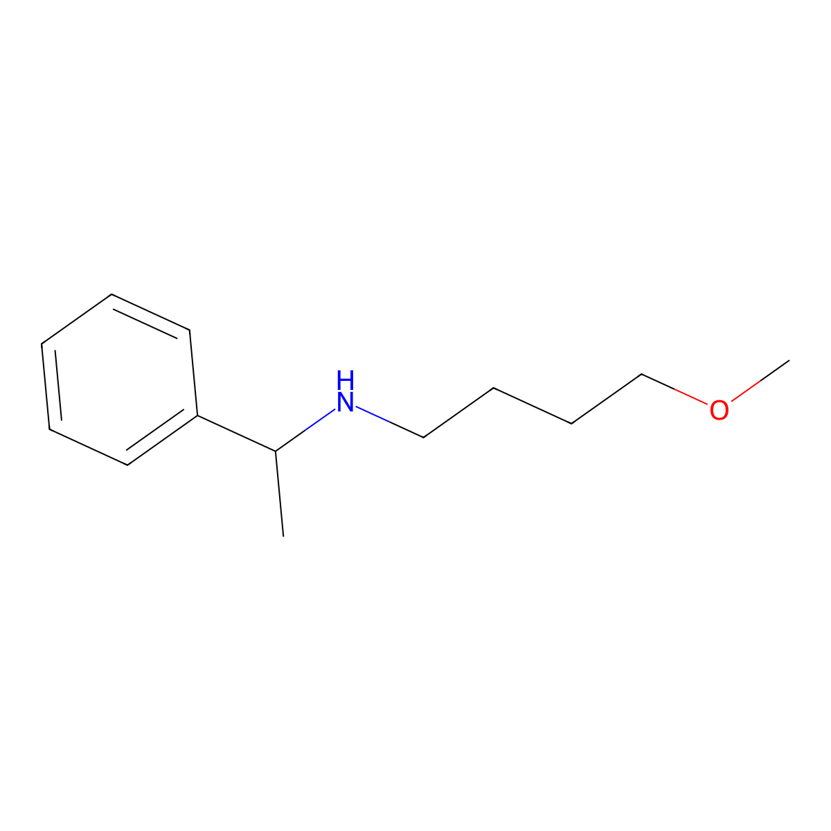 (4-Methoxybutyl)(1-phenylethyl)amine molecular structure, CAS 1247060-73-6