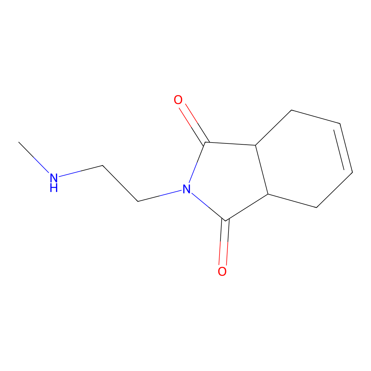 2-[2-(Methylamino)ethyl]-2,3,3A,4,7,7A-hexahydro-1H-isoindole-1,3-dione molecular structure, CAS 1247115-62-3