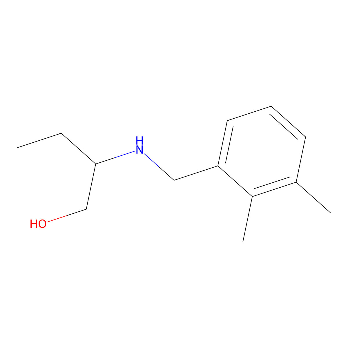 2-{[(2,3-Dimethylphenyl)methyl]amino}butan-1-ol molecular structure, CAS 1247118-12-2