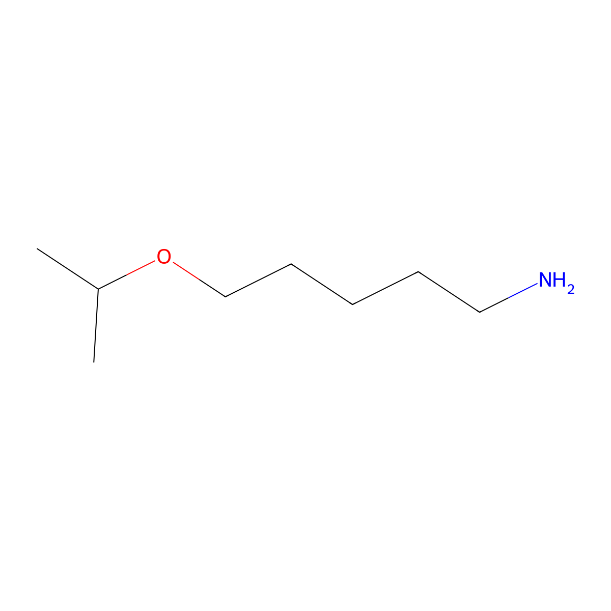 5-Isopropoxypentan-1-amine molecular structure, CAS 1247127-98-5