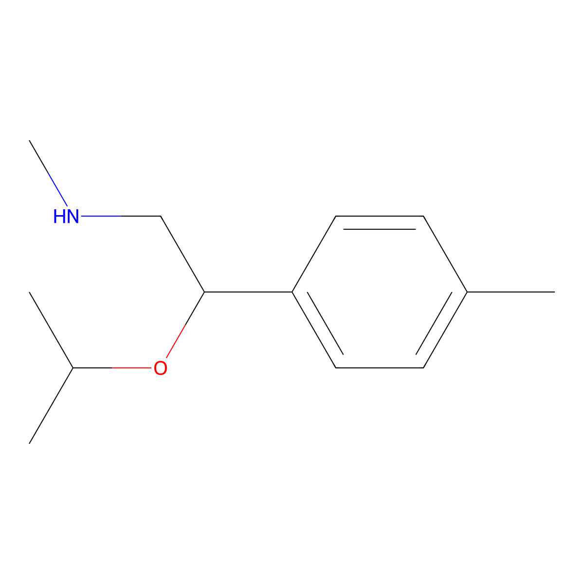 2-Isopropoxy-N-methyl-2-(p-tolyl)ethanamine molecular structure, CAS 1247145-94-3