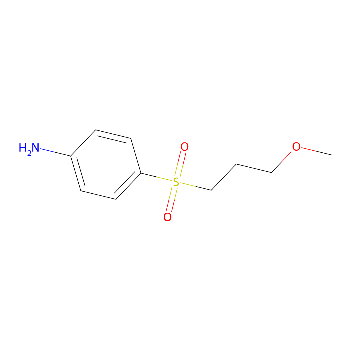 4-(3-Methoxypropanesulfonyl)aniline molecular structure, CAS 1247164-58-4
