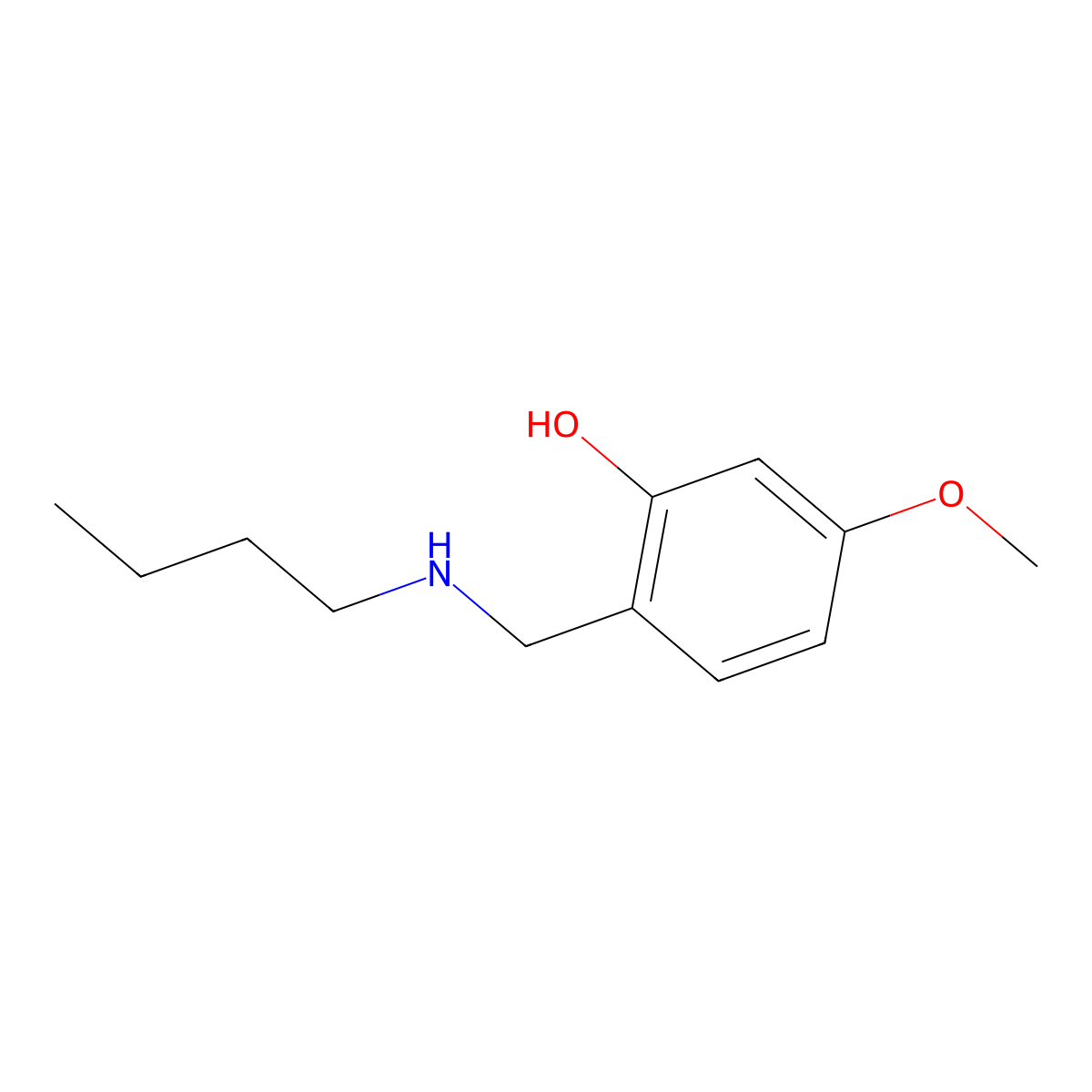 2-[(Butylamino)methyl]-5-methoxyphenol molecular structure, CAS 1247174-22-6