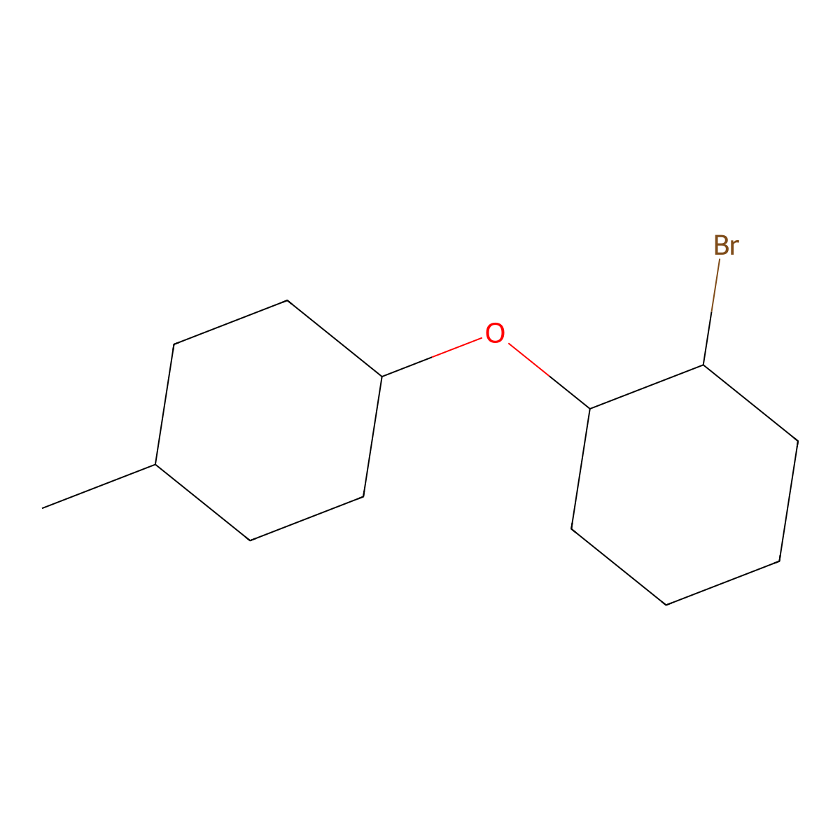 1-[(2-Bromocyclohexyl)oxy]-4-methylcyclohexane molecular structure, CAS 1247200-88-9