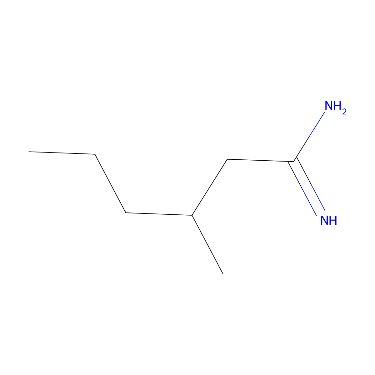 3-Methylhexanimidamide molecular structure, CAS 1247201-65-5