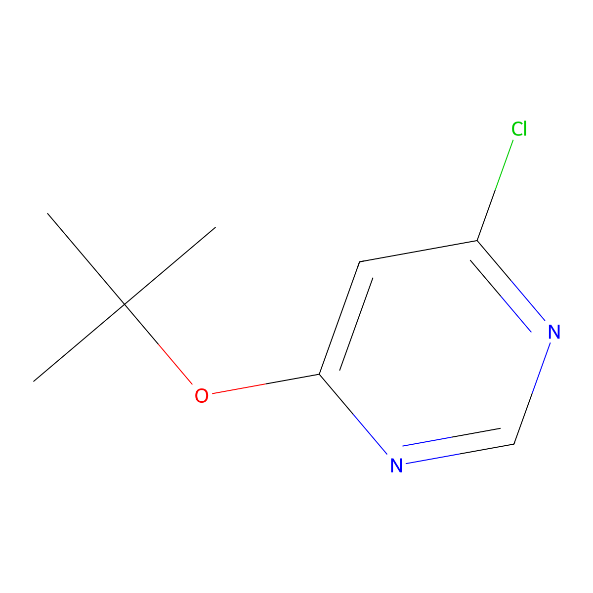 4-(Tert-butoxy)-6-chloropyrimidine molecular structure, CAS 1247202-74-9